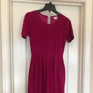Lulu Roe Pink Amelia dress